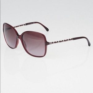 CHANEL Gradient Tint Chain-Link Sunglasses 5210-Q